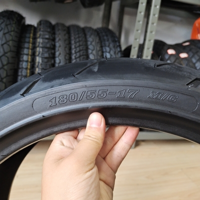 6PR/8PR Ply Rating Natur Kautschuk Stahl Nylon Material Motorradreifen Reifen 180/55-17