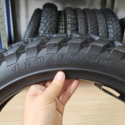 Ply Rating 6pr/8pr Super 110/90-16 TL TT Gummi-Motorradreifen für den Markt in Venezuela