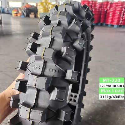 6PR/8PR Motorradwehrreifen 120/90-18 120/100-18 mit 280kpa Luftdruck