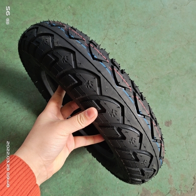 Motorradrohrloser Reifen 3,50-10 mit schwarzer Farbe und Naturkautschuk