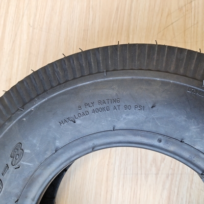 Schwarz 4.00-8 Bajaj Dreirad Reifen für Motorräder aus Natur Gummi Stahl Nylon
