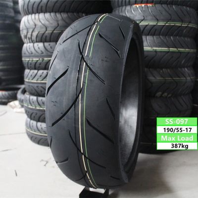 35% bis 45% Kautschukgehalt 190/55/17 Motorradreifen Rohrloser Reifen 190/55/17 für Superior