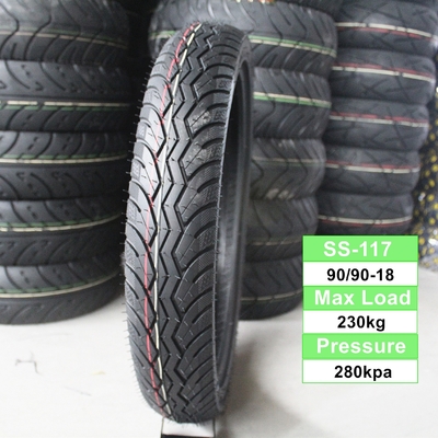 Motorradreifen 90/90/18 Rohrlos Verkauf per Real mit 6PR/8PR Ply Rate und 3,8 kg Gewicht