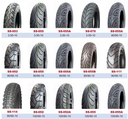 10 Zoll Motorradrohrfreier Reifen 3,50-10 6PR/8PR Last QTY/40'HQ 13000PCS für Schwerlast