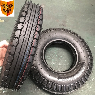 Langlebigkeit 4.00-8 Motorradreifen für Roller 6PR/8PR Ply Rating 35%-55% Gummigehalt