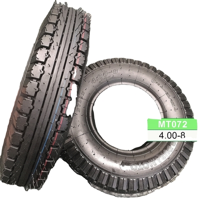 Langlebigkeit 4.00-8 Motorradreifen für Roller 6PR/8PR Ply Rating 35%-55% Gummigehalt