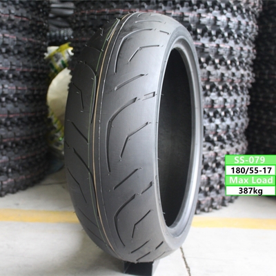 35% bis 45% Gummigehalt 180/55/17 TL Rohrloser Reifen für Motorräder für den Hafen von Qingdao