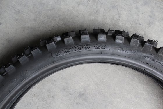 6PR/8PR Ply Rate 80/100-21 Offroad-Rennreifen 35%-45% Gummigehalt für Dirtbikes
