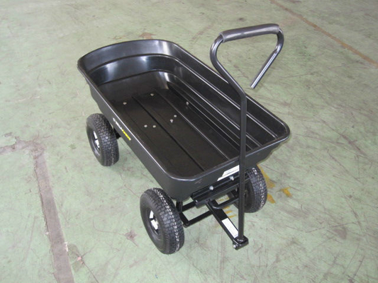 Schwarze pneumatische Gartenwagenräder 3.50-8 4.00-8 für eine reibungslose Bewegung