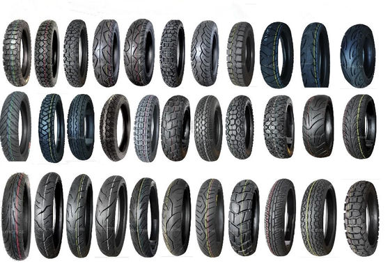Malaysia 120/80-17 Motorradrohrloser Reifen 35%-55% Gummigehalt für besseren Griff