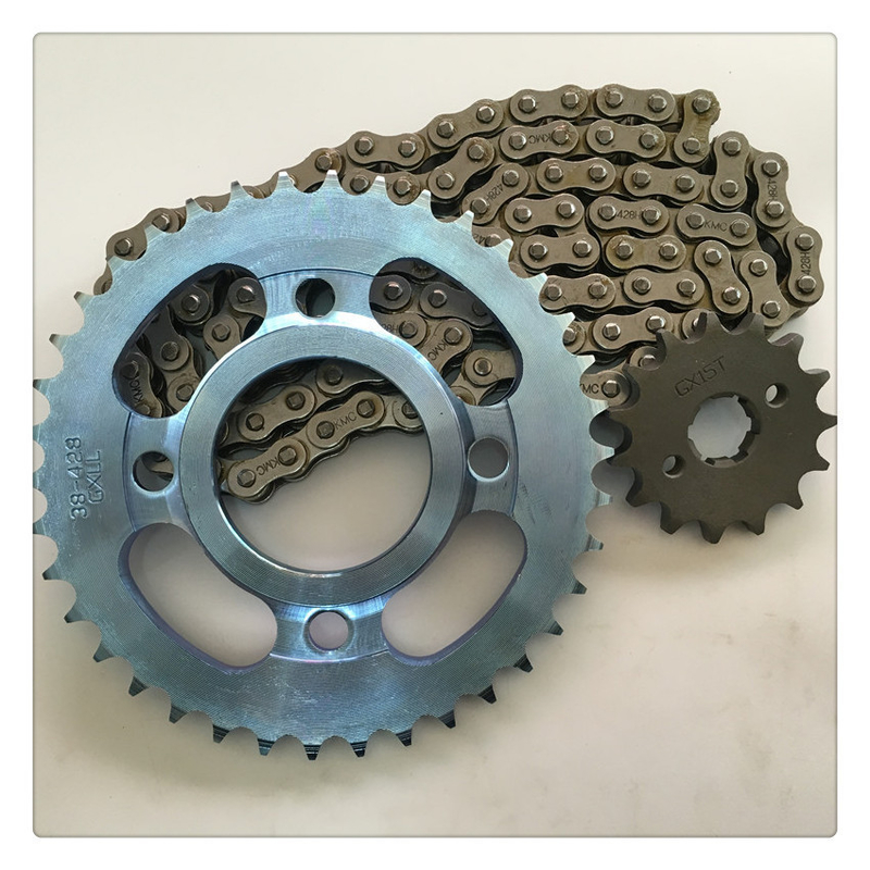 OEM Motorradkarosserie Teile Bremsschuhe Kette und Sprocket Lager Front Fender Handgriffe