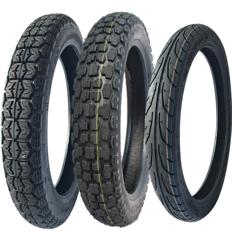 17 Reifengröße Naturkautschuk Motorradreifen 110/90-17 100/90-17 für Leistung