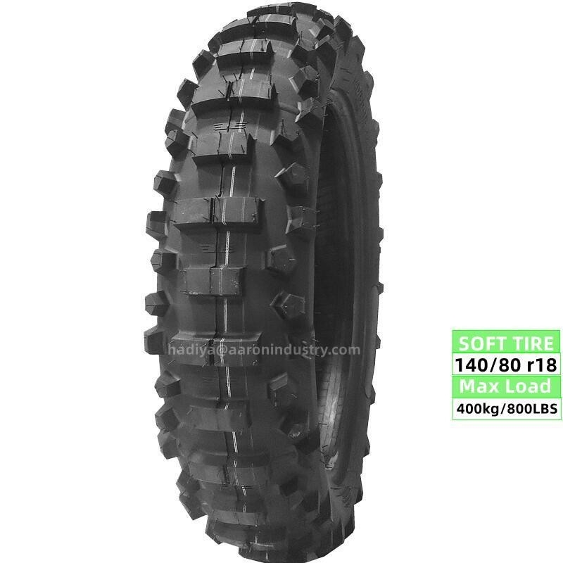 Hochlastkapazität 140/80-18 140/80/18 140 80 18 Offroad-Reifen aus Weichgummi für Motorräder
