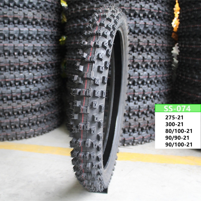 6PR/8PR Ply Rate 80/100-21 Offroad-Rennreifen 35%-45% Gummigehalt für Dirtbikes